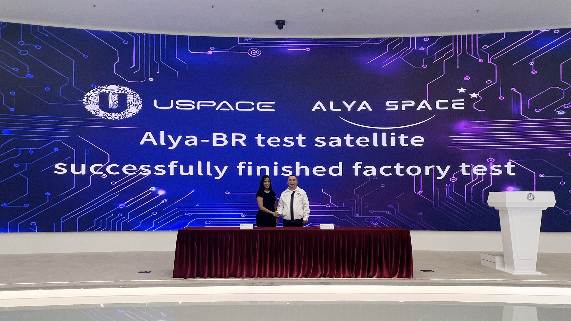 USPACE's First Experimental  Satellite Completed Acceptance and Delivered