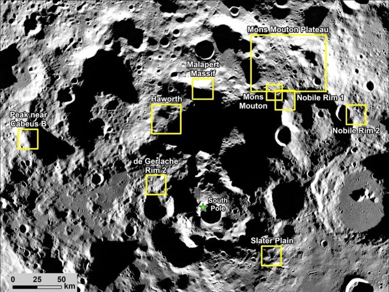 持續篩選阿提米絲 3 號登月地點，NASA 公布 9 個潛在著陸區域